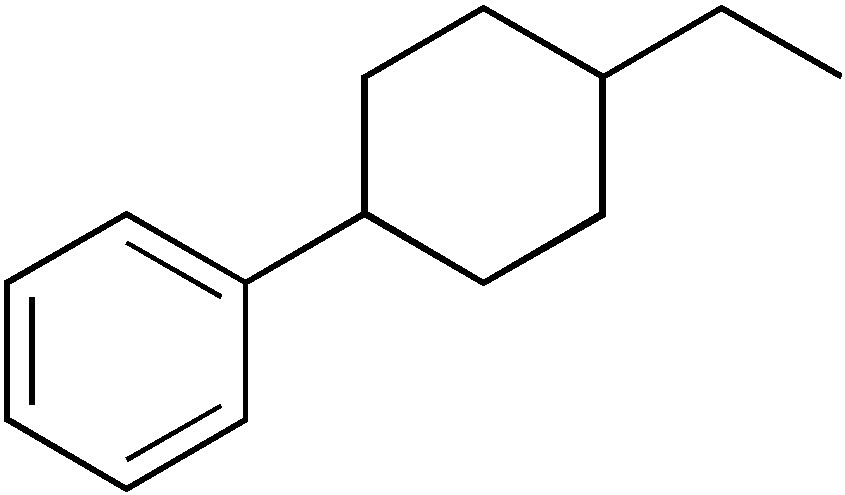 図1. (4-ethylcyclohexyl)benzene