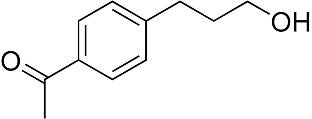 図5. 1-(4-(3-hydroxypropyl)phenyl)ethan-1-one