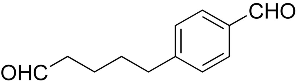 図6. 4-(5-oxopentyl)benzaldehyde